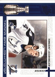 2003-04 (LIGHTNING) Pacific Quest for the Cup Blue #92 Vincent Lecavalier/150