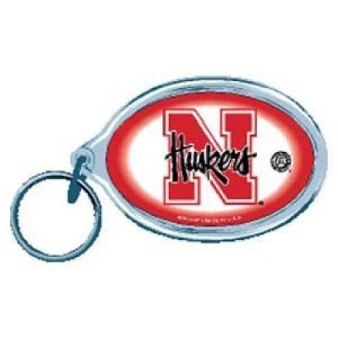 Nebraska Cornhuskers Acrylic Key Ring Cover