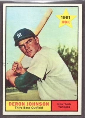 1961 Topps Set-Break #68 Deron Johnson EX-EXMINT *JAYSACE* - Image 1 of 2