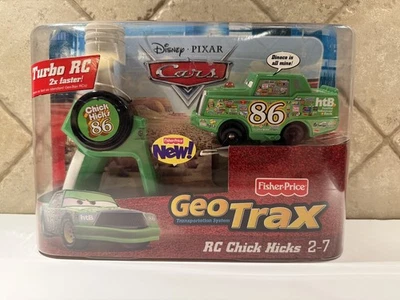 NEW-GEOTRAX TRAIN AND REMOTE- Disney Pixar-Turbo 2x Faster - Chick Hicks - T7158 - Image 1 of 4