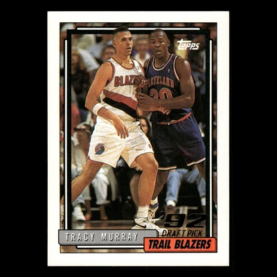Tracy Murray Rookie #279 1992-93 Topps Portland Trail Blazers Basketball Card - Image 1 of 3