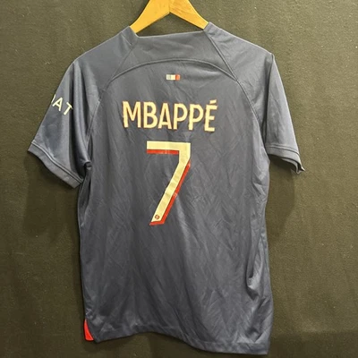 Camiseta deportiva local Nike DX2694 #7 MBAPPÉ PSG Paris Saint-Germain 23/24 para hombre grande Foto 1 de 4