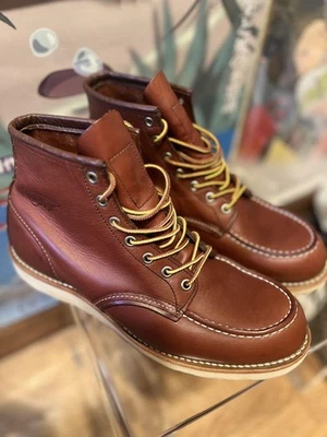 Botas Red Wing US10 D Moc 9106 cuero marrón cobre usadas con caja - Imagen 1 de 4