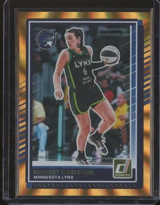2025 Panini WNBA Donruss BRIDGET CARLETON #4 Orange Holo Laser /199 JA802 - Image 1 of 2