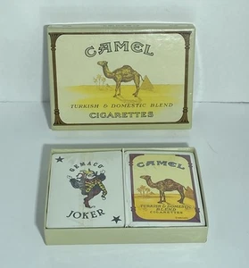 Vintage 1992 Camel Cigarettes Playing Card Set In Box 2 Sealed Decks New - Nice! - Bild 1 von 6