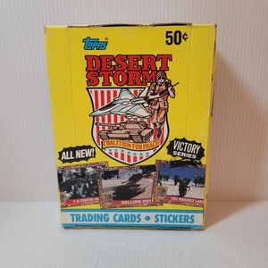 Caja de exhibición completa de tarjetas coleccionables de Desert Storm: Victory Series 36 paquetes nuevos - Imagen 1 de 7