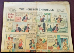 Giornale The Houston Chronicle 8 pagine sezione fumetti domenica 30 marzo 1930. - Foto 1 di 8