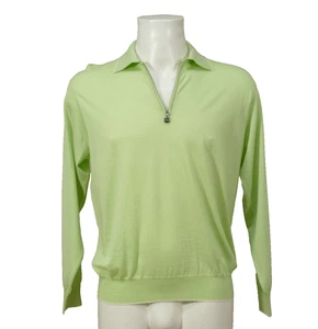 BRIONI Herren Pullover Gr. S  Grün  Schurwolle ( S 8657 ) - Picture 1 of 5
