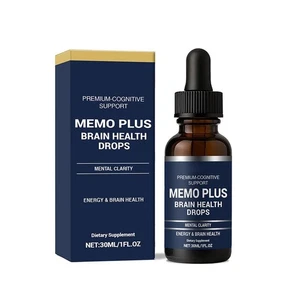 Memo Plus Brain Health Drops 30ml Drops for Energy & Brain Health - Picture 1 of 18