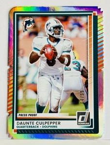 2025 Panini Donruss SSP Die-Cut  /99 ✨ Daunte Culpepper Silver Holo - DOLPHINS - Picture 1 of 2