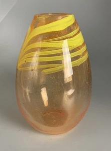 Glaskunst Vase; Studio London; Design Wysocki Adriane; Signiert; - Bild 1 von 8