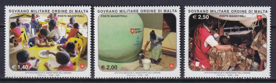 Суверенный Военный Орден Мальты, SMOM 2009 Медицинская и Гуманитарная Помощь Как новая без наклеек и следов** - Изображение 1 из 1