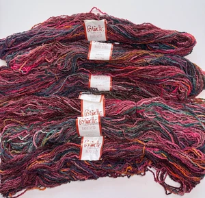 VTG COLINETTE HAND DYED WOOL BOUCLE YARN - 7 Hanks "Earth" 98yds ea NOS - Picture 1 of 11