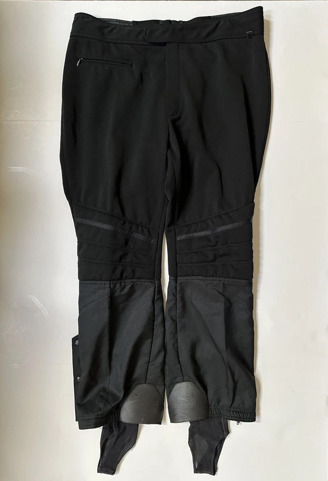 Vintage ROFFE Men's Black Ski Stretch Pants Made in USA Size 38 Regular - Image 1 of 4
