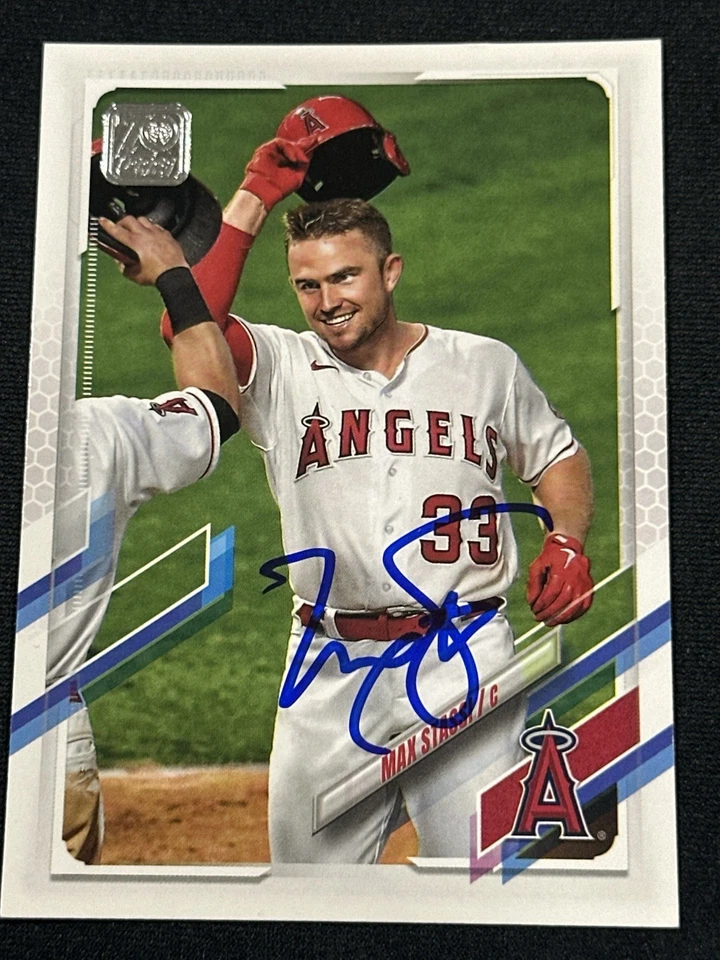 2021 Topps Series 1 Signed Max Stassi Angels Autographed Auto Card #168 - Image 1 of 1