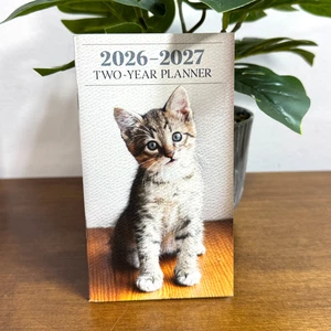2026 2027 Two Year Planner Pocket Sized with Note Pages and Contact List 3.3x6 - Picture 1 of 6