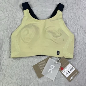 On Cloud Run On Clouds Woman’s Performance Bra Size XS Endive Black - Picture 1 of 12