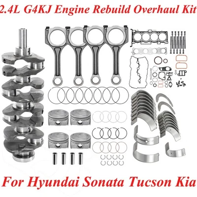 G4KJ Engine Rebuild Overhaul Kit For 2012-2016 HYUNDAI SONATA Fe Sport 2.4L DOHC - Image 1 of 4