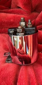 Harley Davidson Panhead IronHead Starter Solenoid And Chrome Cover 31489-79A 12V - Bild 1 von 11