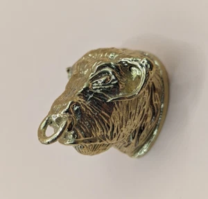 NEW Bronze Knife Pommel BULL BUFFALO Custom Handmade Rear Bolster Butt Cap Canes - Picture 1 of 8