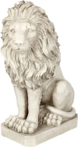 Design Toscano SH4210 Mansfield Manor Lion Sentinel Statue - Picture 1 of 8