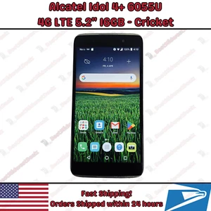Alcatel Idol 4 6055U 4G LTE 5.2” Full HD Android Smartphone 16GB 13MP - Cricket - Picture 1 of 6