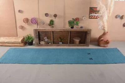 Alfombra fresca, alfombras turcas, alfombras vintage, alfombras de corredor de 2,7 x 11,8 pies, alfombras modernas Foto 1 de 4