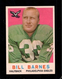 1959 TOPPS #25 BILL BARNES EX EAGLES *X92246