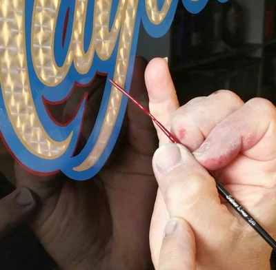 PROFESSIONAL Lettering Out Lining Multi Use Detail Scrolling Brush # 2/0  Foto 1 de 4