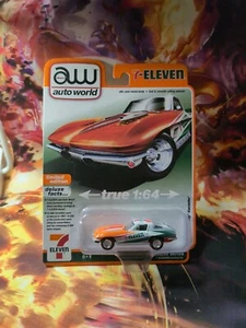 Chevy Corvette Seven-11 1967 fundido a presión Auto World 1/64 2024 exclusivo nuevo sin usar, en caja raro - Imagen 1 de 5