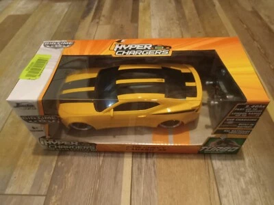 Jada R/C 2016 Chevy Camaro SS Yellow Bigtime Muscle Hyper Chargers New - Image 1 of 2