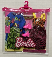 Barbie Clothing 2 Fashion Outfits Vibrant Colors Tank Top W/Pants Skirt & Shirt