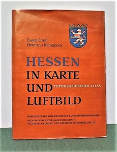 Hessen in Karte und Luftbild Velhagen 1973 Schroedel Teil II * 7141 - Bild 1 von 12