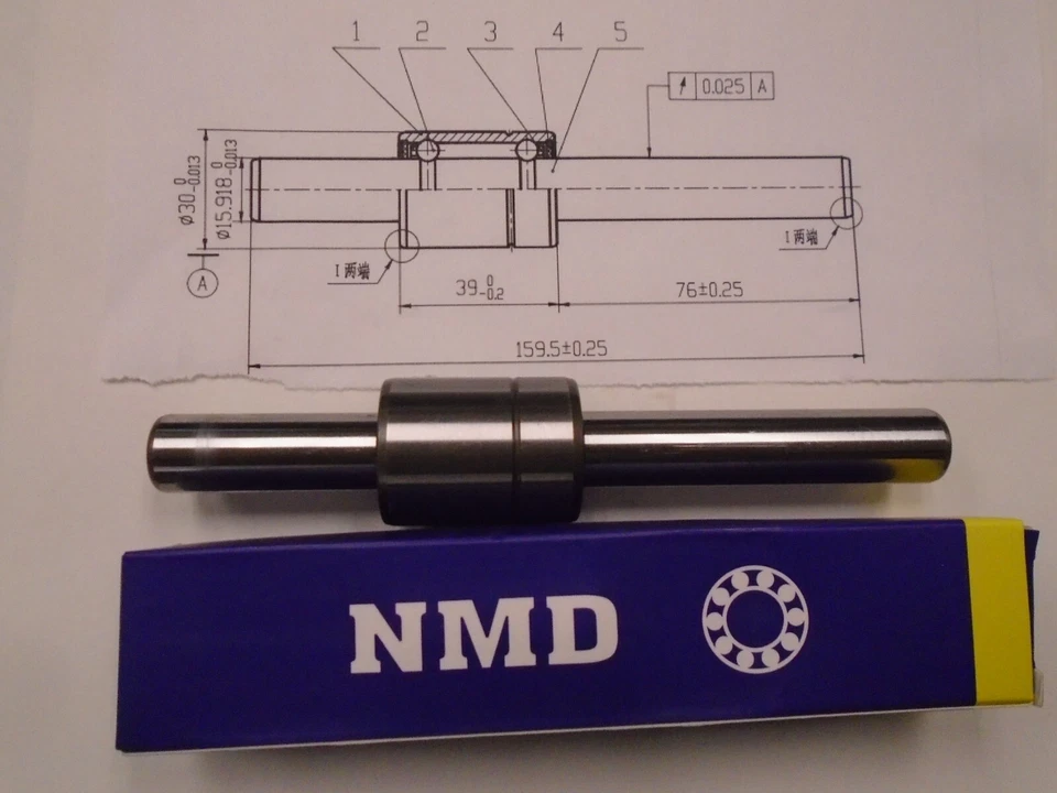 PREMIUM QUALITY SAE5200 STEEL NMD 885586 INTEGRAL SHAFT WATER PUMP BEARING WP8 - Image 1 of 1