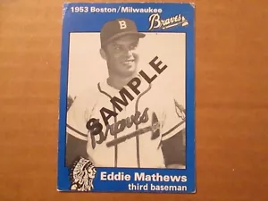 1953 Boston/Milwaukee Braves Eddie Mathews 30th Anniversary Set - Picture 1 of 1