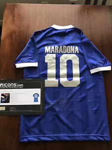 Diego Maradona Signed Argentina “Hand Of God” Jersey Icons COA - Picture 1 of 7