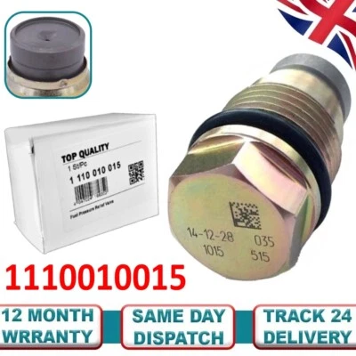 FUEL RAIL PRESSURE RELIEF LIMITER VALVE RENAULT MASTER LAGUNA ESPACE 2.2 2.5 DCI - Image 1 of 4