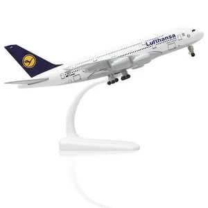 Airbus A380 1/300 German Airlines Diecast Metal Airplane Model with Stand - Picture 1 of 9
