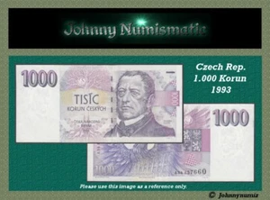 Czech Republic 1000 Korun 1993 UNC - Picture 1 of 3