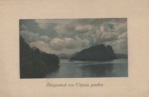 Burgenstock von Vitznau gesehen Postcard - Picture 1 of 2