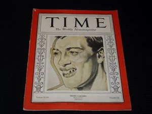 1931 OCTOBER 5 TIME MAGAZINE - PRIMO CARNERA COVER - L 22379 - Picture 1 of 2