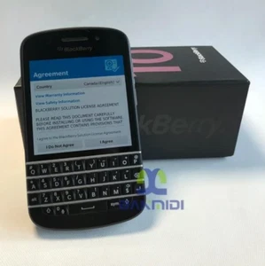 Blackberry Q10 Original Unlocked 16GB 8MP QWERTY Keypad BlackBerryOS SmartPhone - Picture 1 of 21