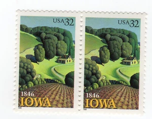 Scott #3088 Iowa (Des Moines) Horizontal Pair of Stamps - MNH - Picture 1 of 1