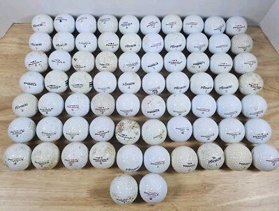 72 pelotas de golf Pinnacle usadas Hit Away práctica pelusa modelos mixtos Foto 1 de 4