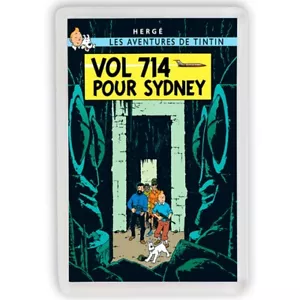 TINTIN VOL 714 POUR SYDNEY FRIDGE MAGNET IMAN NEVERA - Imagen 1 de 3