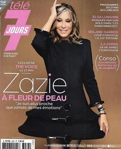 TELE 7 JOURS N°3287 27/05/2023 Zazie, à fleur de peau/ La Zarra/ Elsa Lunghini - Imagen 1 de 4