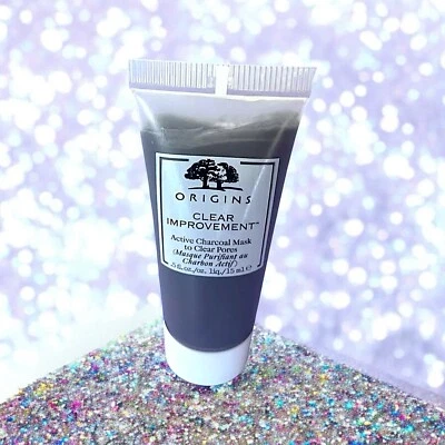 ORIGINS Clear Improvement Active Charcoal Mask to Clear Pores 15 ml NWOB - Image 1 of 4