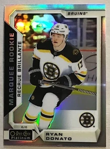 2018-19 RYAN DONATO O-PEE-CHEE OPC PLATINUM MARQUEE ROOKIE RAINBOW #155 BRUINS - Picture 1 of 2