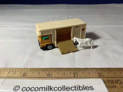 1977 Литой автомобиль спичечный коробок лошадь коробка прицеп No 40 Lesney Bedford желтый грузовик - Изображение 1 из 4