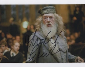 MICHAEL GAMBON Signed 10X8 Photo DUMBLEDORE In HARRY POTTER COA - Picture 1 of 1